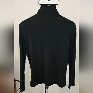 Elegant Black Long Sleeve Women's Top